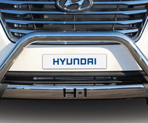 Hyundai H1 Polished Stain/Steel Nudge Bar