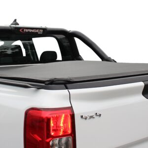 Ford Ranger Next Gen black stainless steel double cab sports bar (MY2022+)