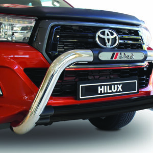 Hilux D4D Louvre Stainless/Steel Nudge Bar