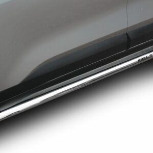 Kia Seltos Polished Stain/Steel Side Bars