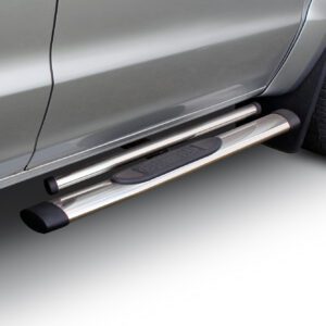 Toyota Hilux GD6 Polished Stain/Steel Single Cab Side Steps