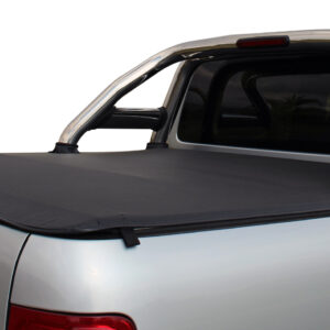 VW Amarok polished stainless steel sports bar with LED light