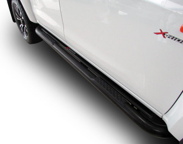 Isuzu D-Max Gen 6 X-Rider black stainless steel side step for double and extra cab