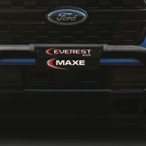 Ford Everest Next Gen black stainless steel nudge bar (PDC compatible)