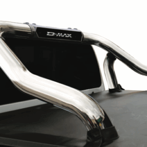 Isuzu D-Max Gen 7 Polished Stainless Steel Sports Bar for Double Cab and Extended Cab