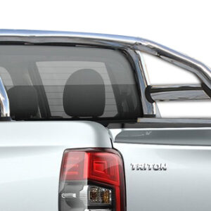 Mitsubishi Triton Double Cab Oval Polished Stainless Steel Sports Bar