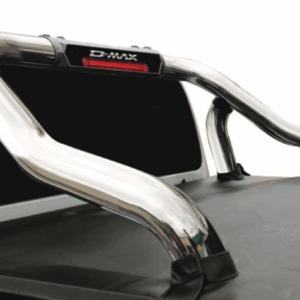 Isuzu D-Max Gen 7 Polished Stainless Steel Sports Bar with Brake Light