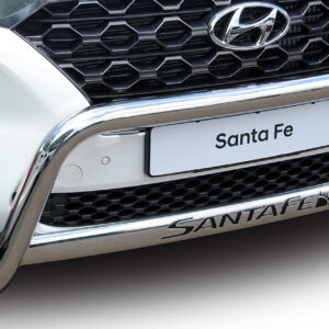 Hyundai Santa Fe Polished Stainless Steel Nudge Bar (MY2018)