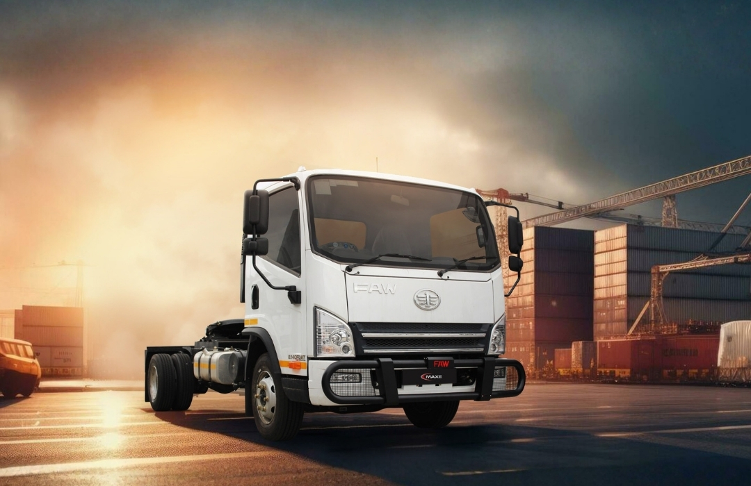 FAW truck with stainless steel truck bar MAXE South Africa