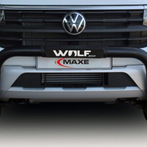 VW Amarok MLA Black Stain/Steel Nudge Bar